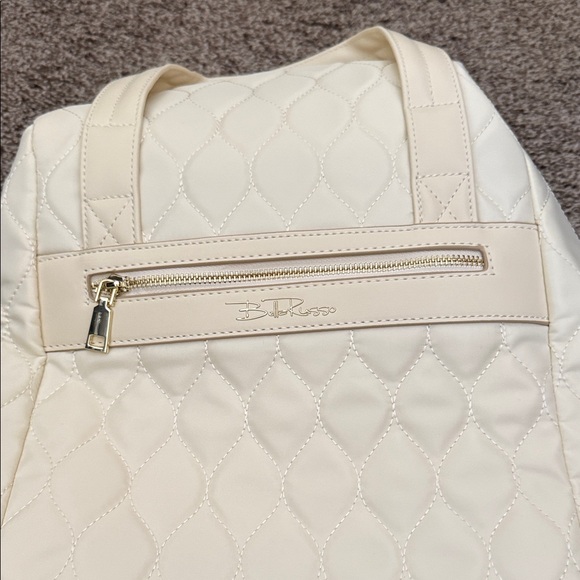 NWT Chic Cream Quilted Backpack main image 2
